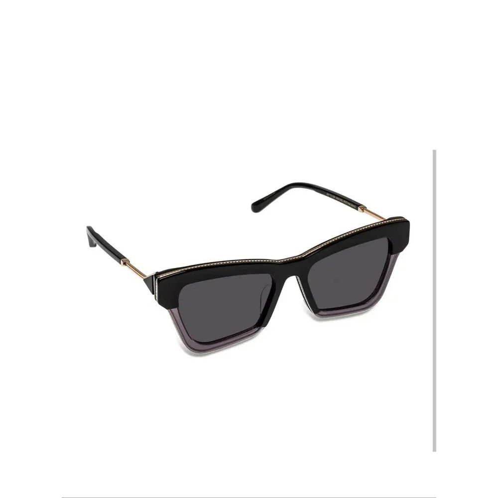 Karen Walker Dark Matter Black Sunglasses